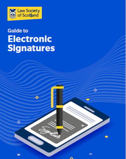 Electronic Signature Guise Law Society of Scotland